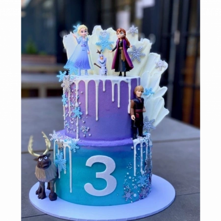 Торта Леденото кралство, Frozen, Elsa Anna